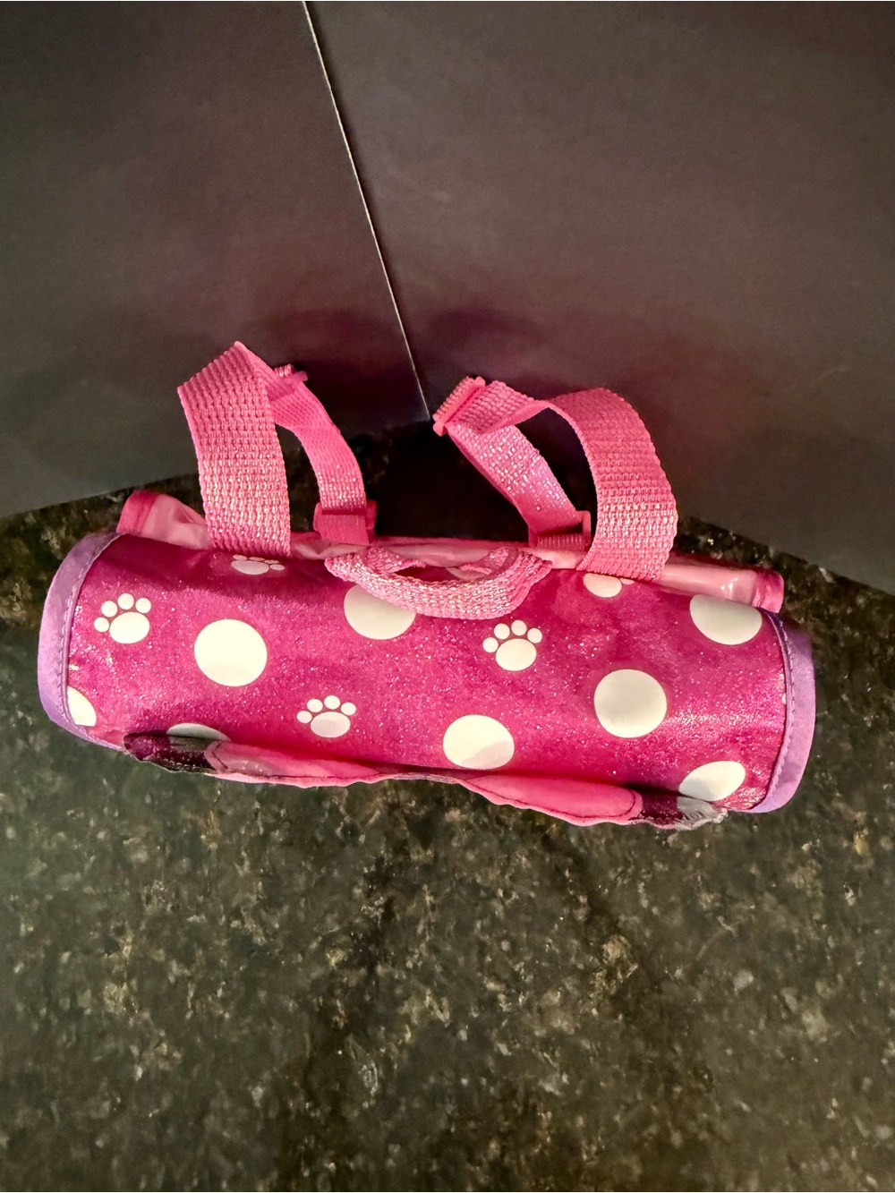 Pink Minnie Mouse Kids clear Backpack with Bow - Picture 4 of 9